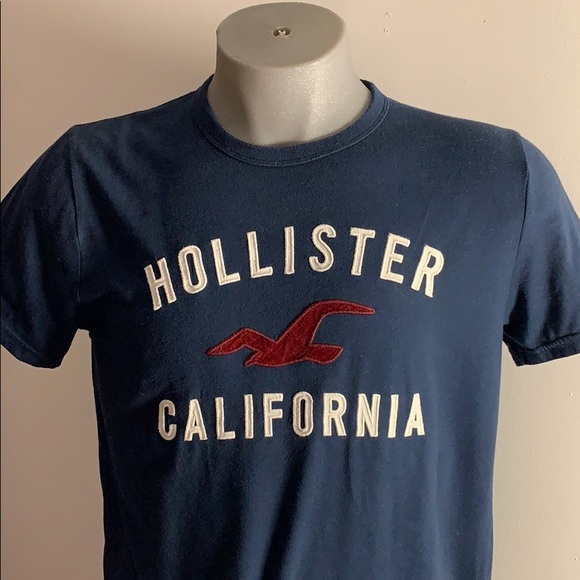 Hollister Shirts Medium Navy Blue Hollister T Shirt Poshmark